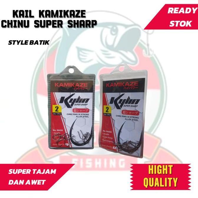 mata kail pancing super tajam kamikaze model batik