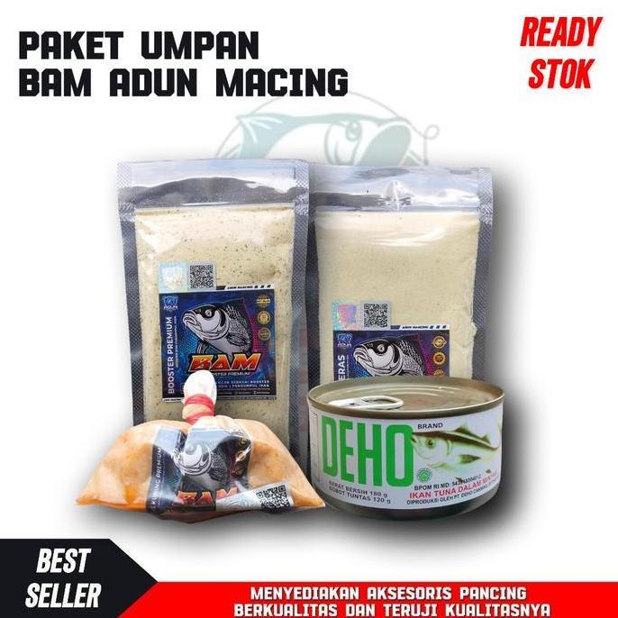 paket koplit umpan adun mancing super hemat