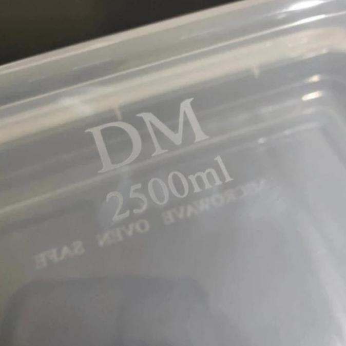New- Thinwall DM 2500 ml SQ Box Thinwall Food Container