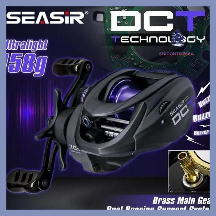 (PANCING) SEASIR DCT DC REEL BFS ULTRALIGHT 158G BAITCASTING FISHING REEL KONTROL DIGITAL GIGI KUNIN