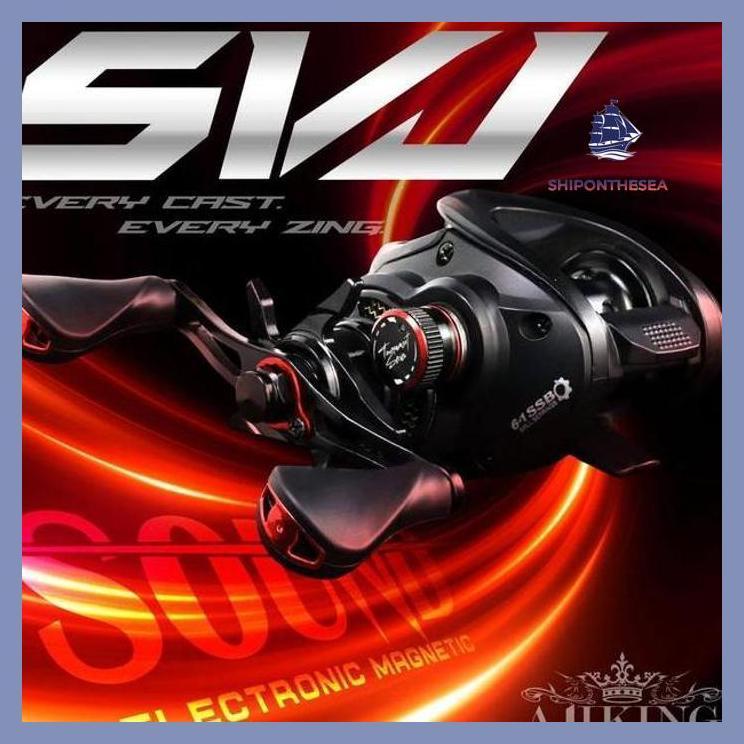 (PANCING) REEL BC / BAITCASTING AJIKING SVJ 101 L (ZING SOUND) (LEFT HANDLE) PRIVASI AMAN