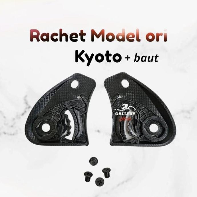 Rachet Helm Kyt Kyoto | Dudukan Kaca Helm Kyt Kyoto, Ink Dynamic - Aksesoris Helm Motorcycle