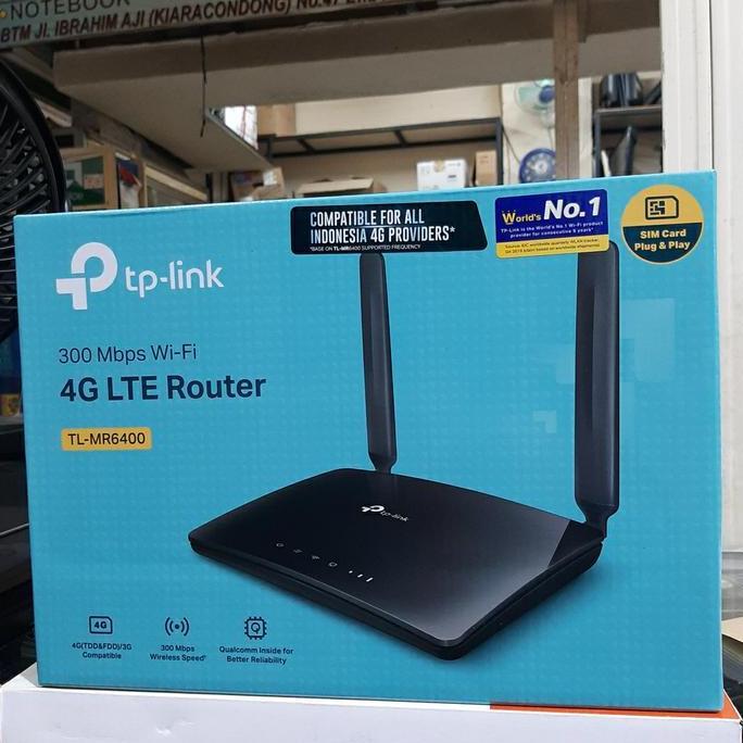Router 4G TP Link MR6400 ( tinggal masukkan SIMcard )