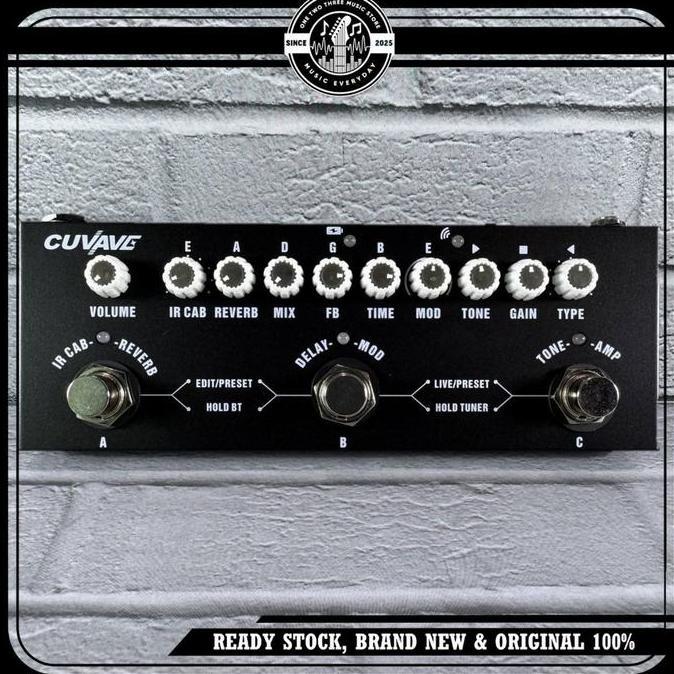 Efek Gitar Cuvave Cube Baby Soundcard Multi Effects Pedal Multi Efek Electric Guitar Multi Efek Gita