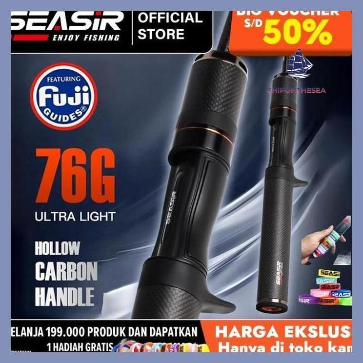 (PANCING) SEASIR BLACK ARROW JORAN PANCING, FUJL O JORAN BC CASTING/SPINNING 1.5M/1.68M/1.8M 76G BER