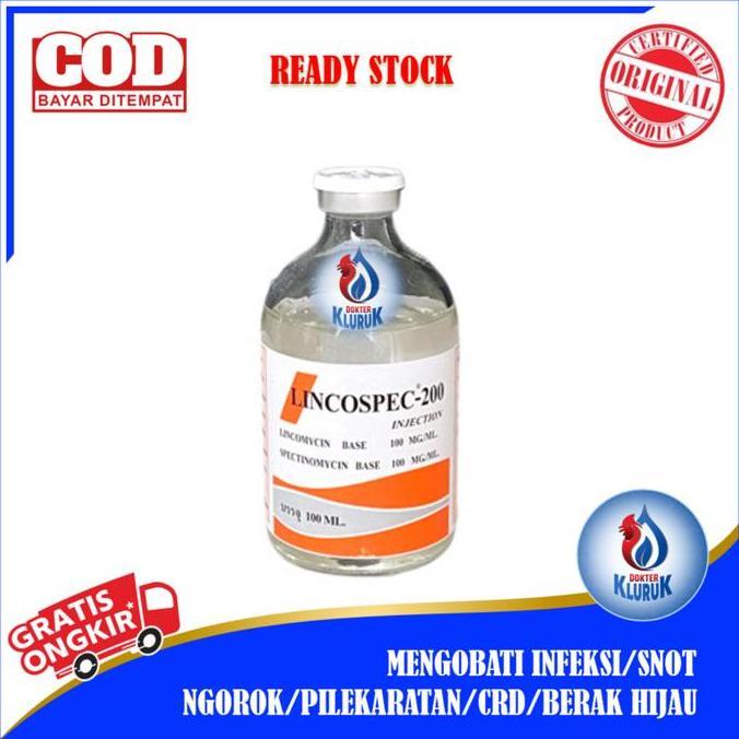 NEW Obat Ayam LINCOSPECTO Lincospecs 200 Mengobati Aratan