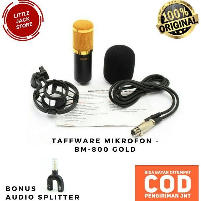 New- Paket Lengkap Mic BM 800 Soundcard V8/V8 PLUS/ AudioPro