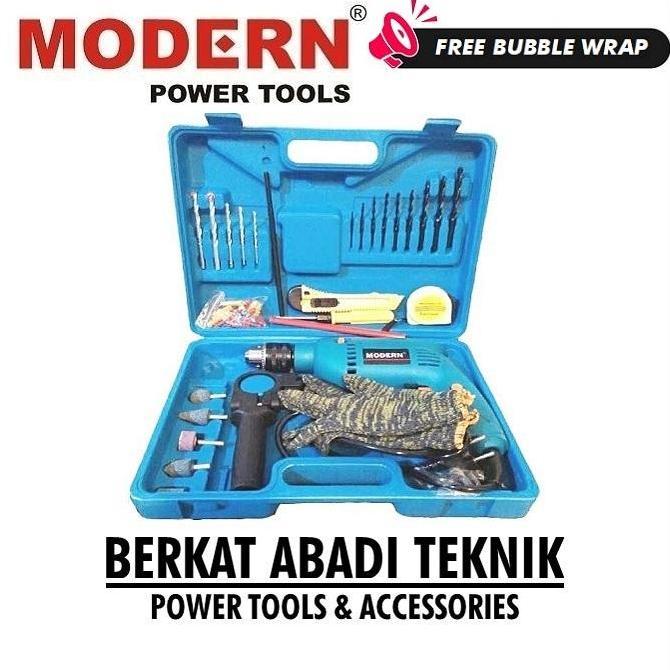 PROMO Paket Mesin Bor Listrik Modern M-2130 / Mesin Bor Tangan M2130