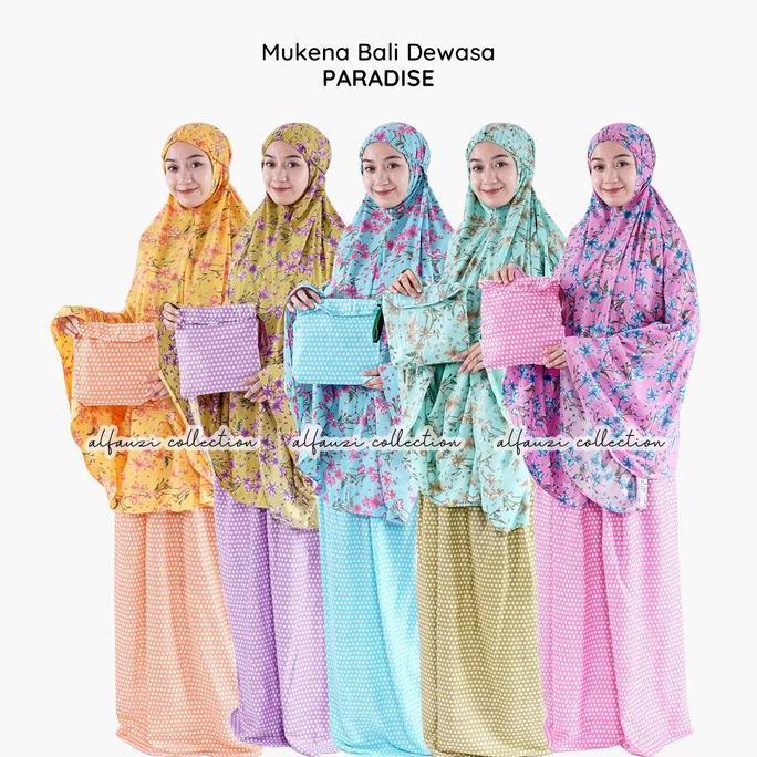 Mukena Bali Dewasa Paradise / Mukena Rayon Bagus / Mukena Rayon Murah
