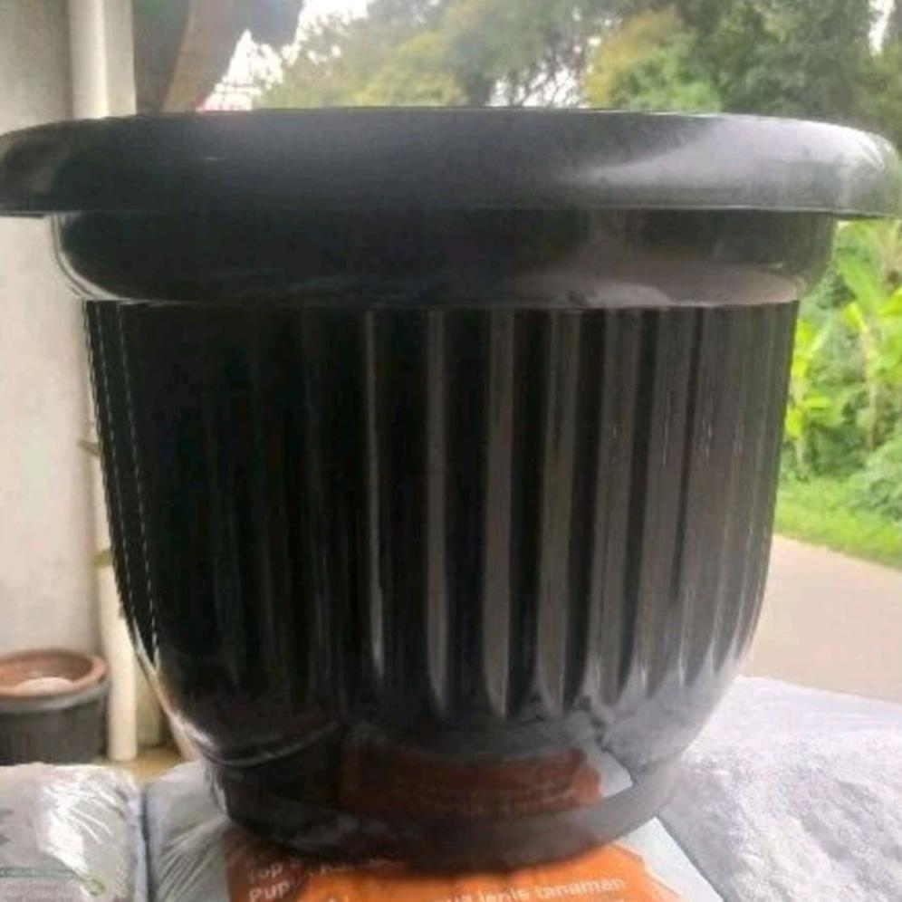 PAKET HEMAT 3 PCS POT PLASTIK UKURAN BESAR 50 CM 3 pcs pot