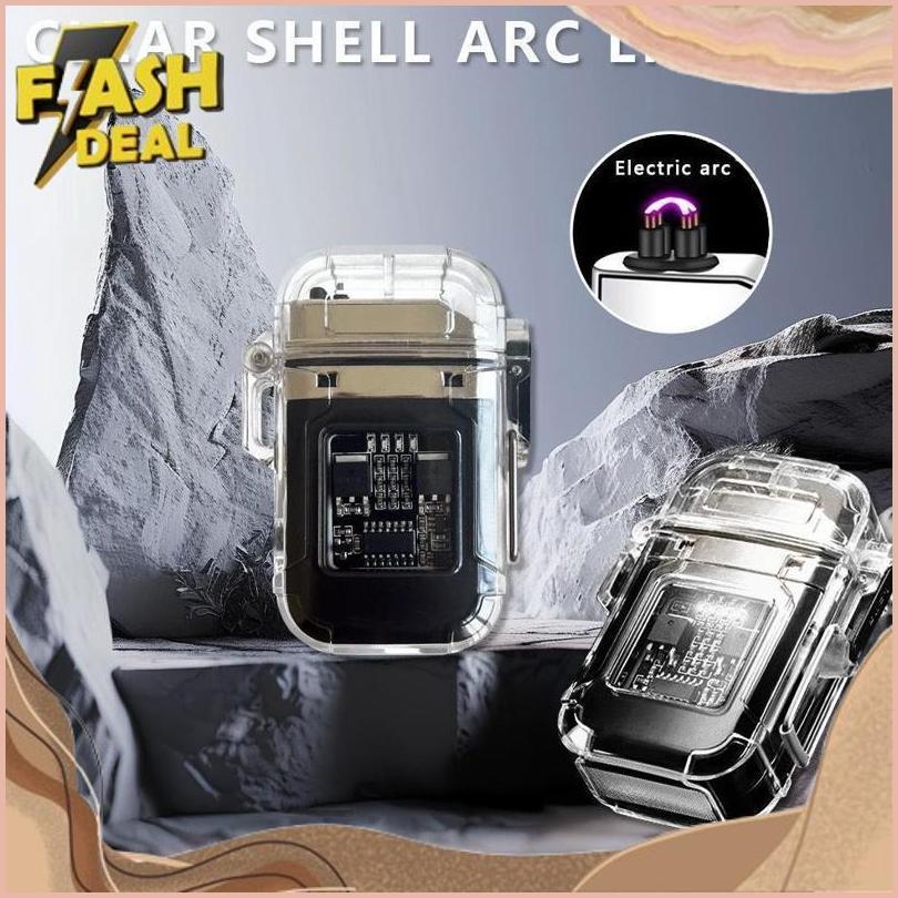 Cod Korek Api Elektrik 050 Listrik Usb Type C Senter Mancis Plasma Listrik Torch Tahan Air Praktis D