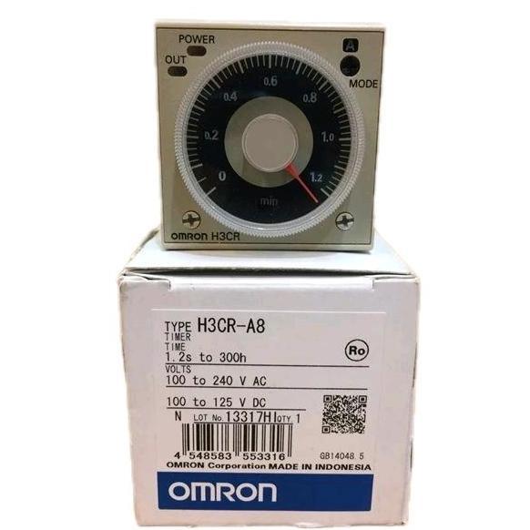 Timer H3cr-a8 + Socket // Omron Timer H3cr-A8 + socket // Timer Omron H3CR-A8 // Omron H3cr-A8 // om