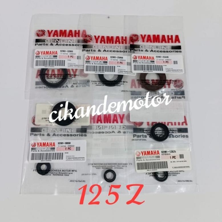 SEAL SIL MESIN kruk as selah operan gear balancer yamaha 125Z 125 Z  touch