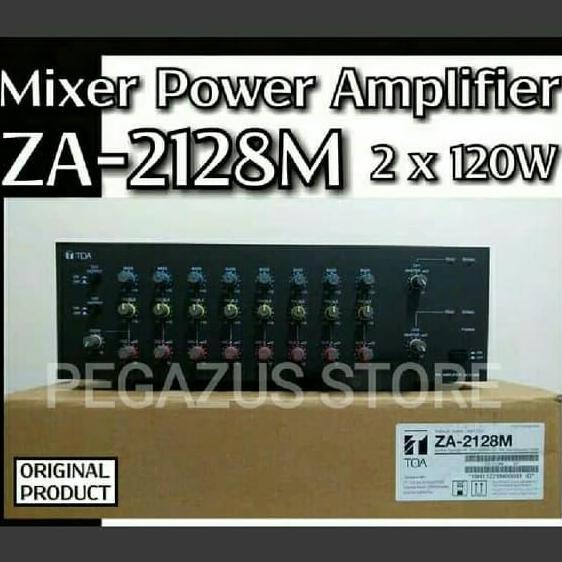 TERBARU - Mixer Amplifier Amply TOA ZA2128MW ZA2128M ZA-2128MW ZA 2128 M ZA2128