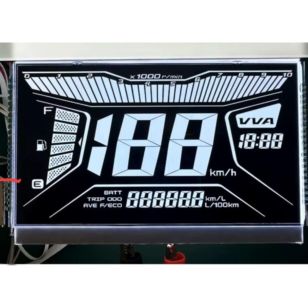 [VA] LCD Aerox 155 Lexi (Dark Mode) Speedometer Digital Yamaha Cocok Semua tipe, Aerox ABS or Aerox 