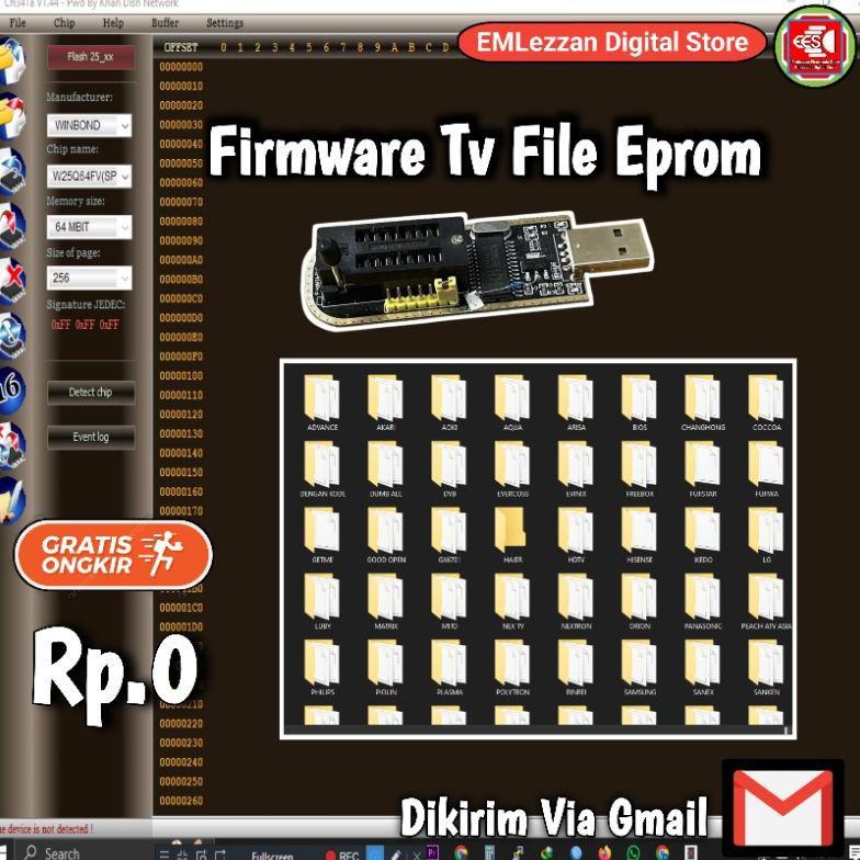 FIRMWARE TV FILE EEPROM EPROM MEMORY TV LED LCD