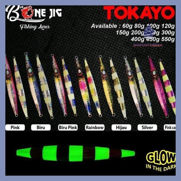 (PANCING) METAL JIG TOKAYO BONE JIG 300G-800G PACKING AMAN