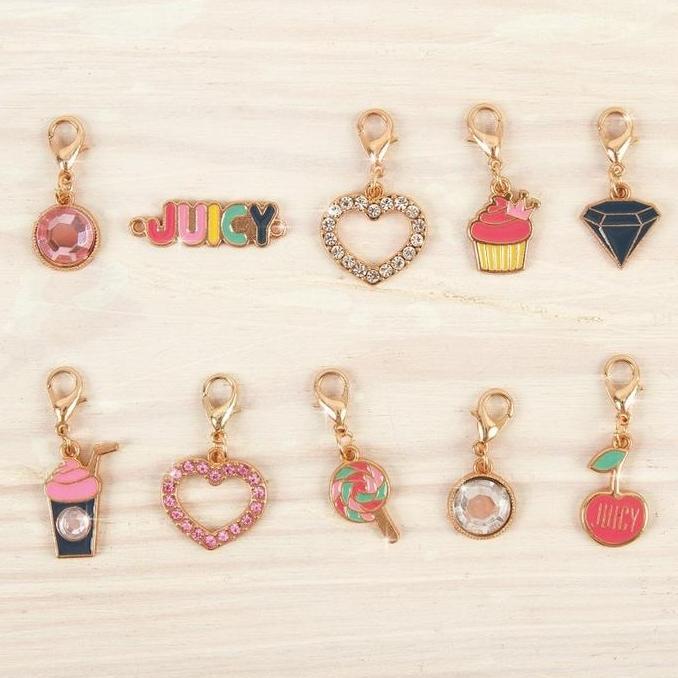 New- MAKE IT REAL SET JUICY COUTURE PINK PRECIOUS BRACELET