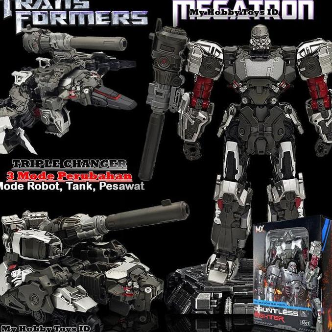 Grasihendy - Action Figure Robot Transformers Megatron 3 Mode Robot Mobil Tank Pesawat