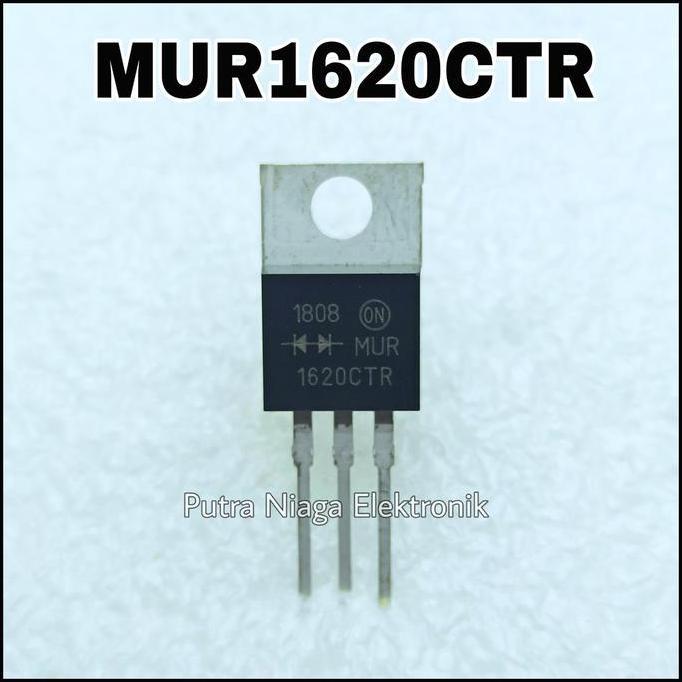 Murah (1) Dioda MUR1620CTR TO-220 / MUR1620 Dual Fast Recovery Diode 16A 200V putran1a Juara
