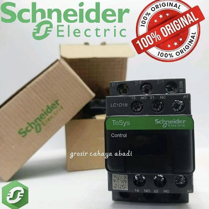 contactor schneider lc1d18e7 32A 48vac 3phase/kontaktor schneider lc1d18e7 32a 48vac original kontak