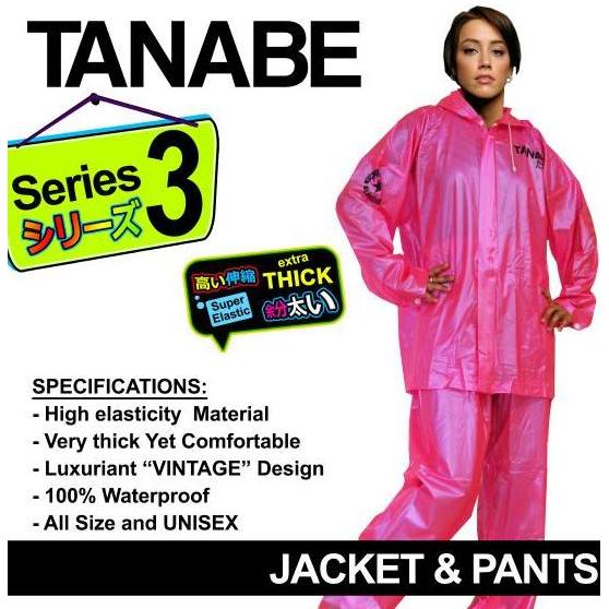 Jas Hujan PVC Tanabe S3 ( Wanita)