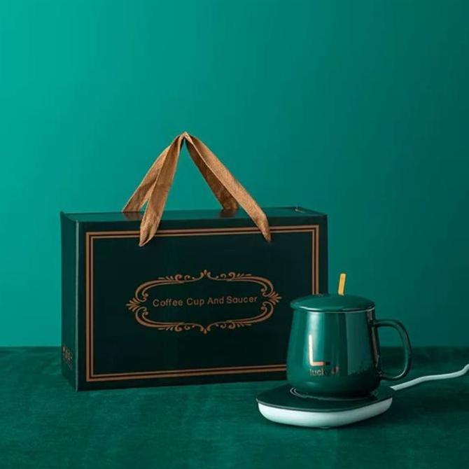 Hampers Gelas Marble Glass Couple / Canada Cangkir Mug Gift Box / Gelas Marble Tutup / Hampers Glass