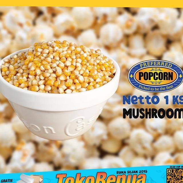 Jagung Popcorn Jumbo Mushroom 1 Kg