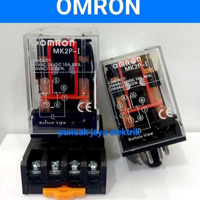 relay Omron mk2p/mk2p i 8kaki 110vac 10a/relay Omron/relay mk2p PROMO