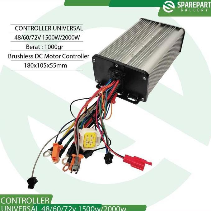 BLDC Motor Controller Universal 48/60/72v 2000W Sepeda