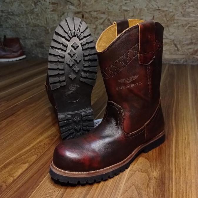 Daeloos - Long Safety Boots Replika Redwing Pecos Xrider Pria