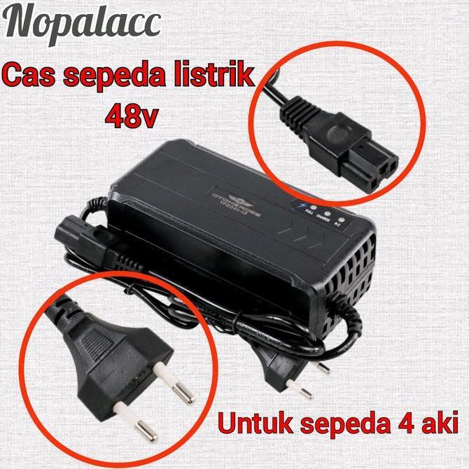 Charger sepeda listrik 48v 2A cas aki sepeda listrik 48v motor listrik Baterai Control