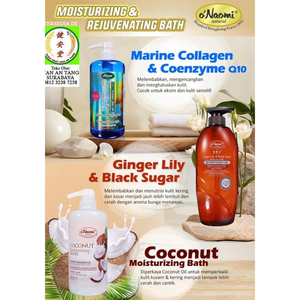 monggo] SABUN NAOMI GINGER LILY - COCONUT - MARINE COLLAGEN [] 800ml