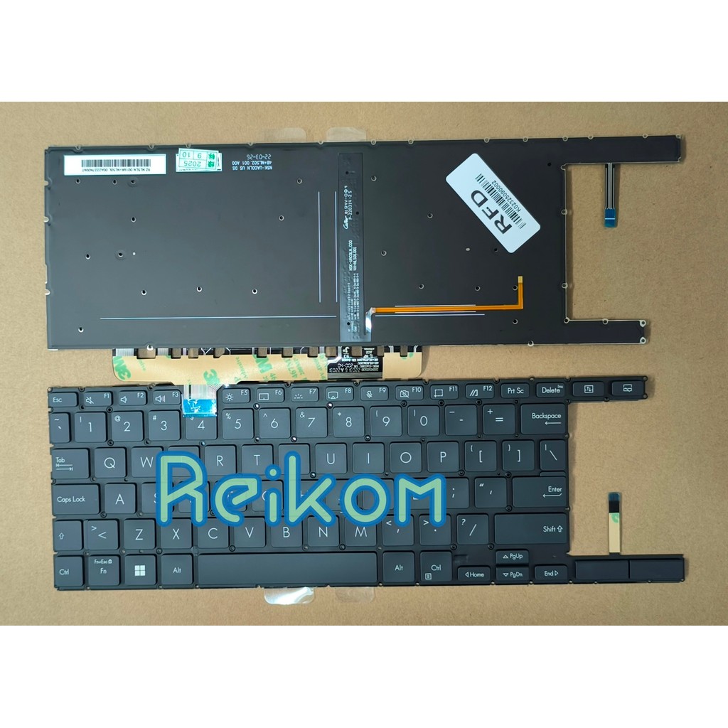 Keyboard Asus Zenbook Pro 14 Duo Oled UX8402 UX8402vu UX8402vv UX8402za UX8402ze