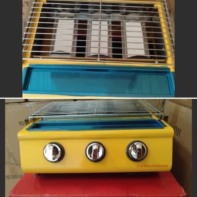 Kompor Panggangan Sosis 24 Tungkubbq Grill Gas Alat Pemanggang Daging Stainles Kitchenware