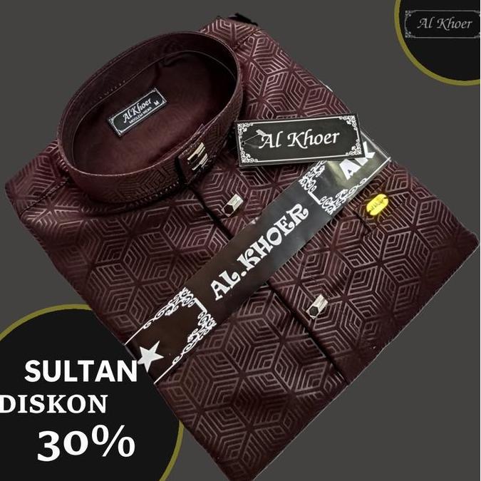 kemeja sultan kemko pria dewasa kemko kurta sultan embos lengan panjang Hijau Hitam Koko Abu Biru Ka