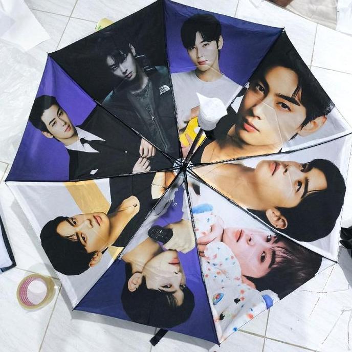 Payung Lipat BTS Korea Custom Free Desain Otomatis Satuan CO