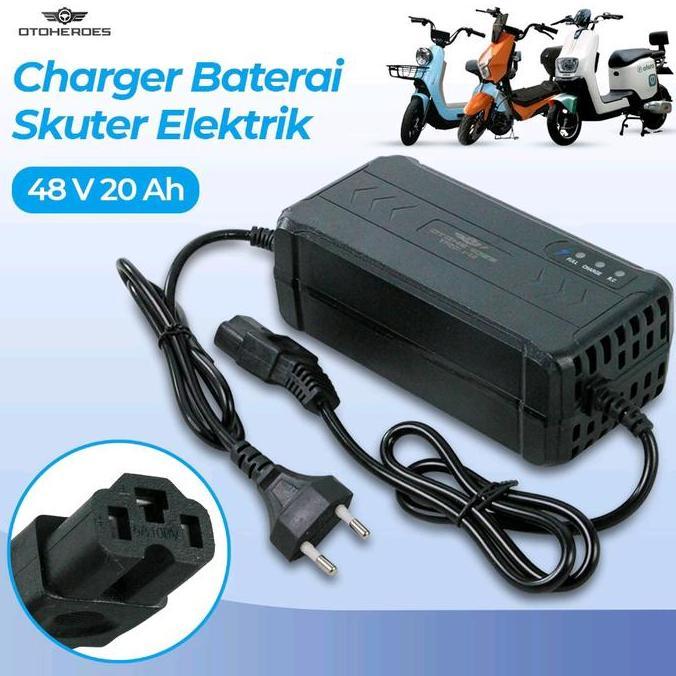 Charger sepeda listrik 48volt 20 ampere/ cas aki sepeda listrik 48 volt daya sepeda Outdoor
