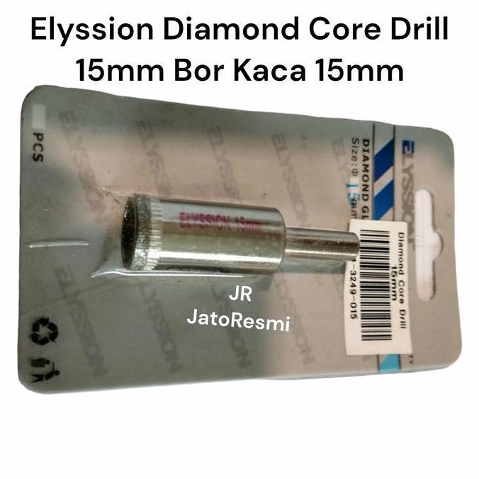+++++] Elyssion Diamond Core Drill 15mm Bor Kaca 15mm
