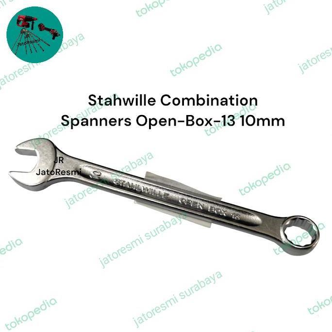 {{{{}}] Stahlwille Combination Spanners Open-Box-13 10mm Kunci Ring Pas 10mm