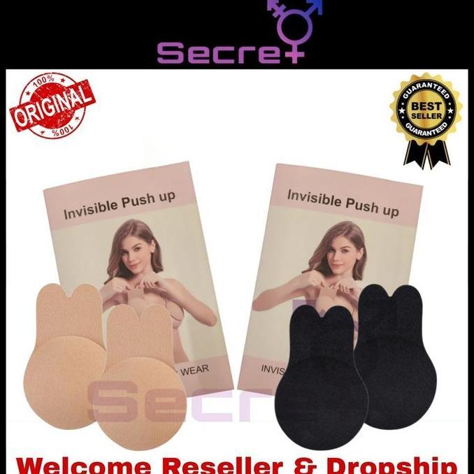 Promo Invisible Push Up Nipple Pad For Women | Rabbit Nipple Cover - Pair Cod