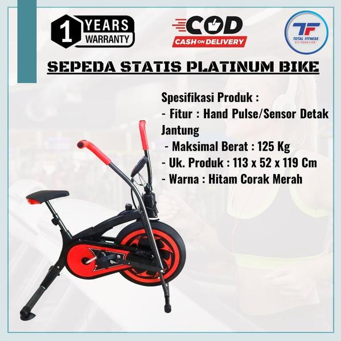 Terlaris Alat Fitness Platinum Bike Total Gym