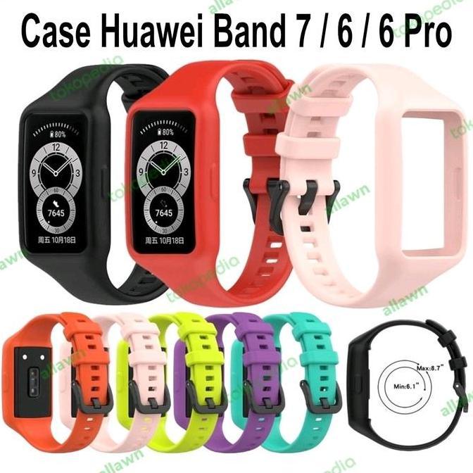 Strap Huawei band 7 Case Huawei band 6 Pro Soft Silicone