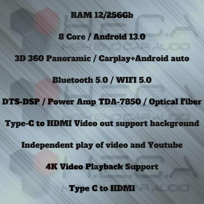 Murah Nakamichi Legend Pro 12 9" Inch Ram 12/256 Gb Head Unit Android Na-3102I 4K Tape Mobil Tv + Ca
