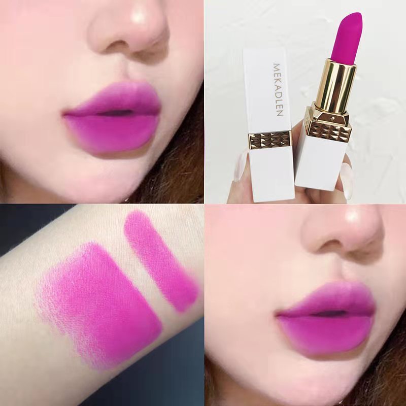 McCartyran lavender lipstik ungu mawar anggur ungu ungu mawar merah lipstik merindukan warna lipstik