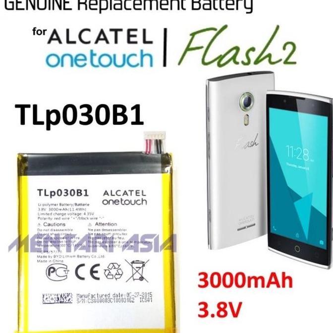 Baterai Alcatel Flash 2 Alcatel_7049D 7049D-3AALID1 TLp030B1 Original 100%
