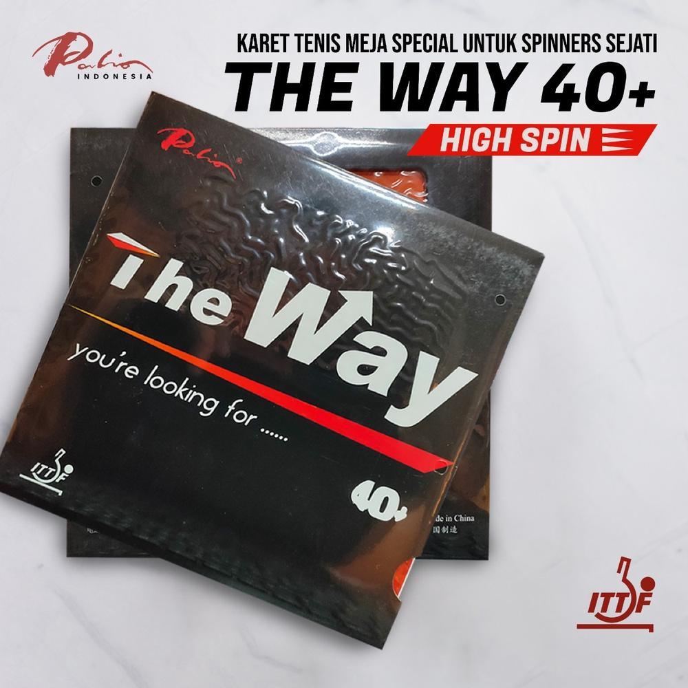 Karet Bat Tenis Meja Pingpong Palio The Way 40+