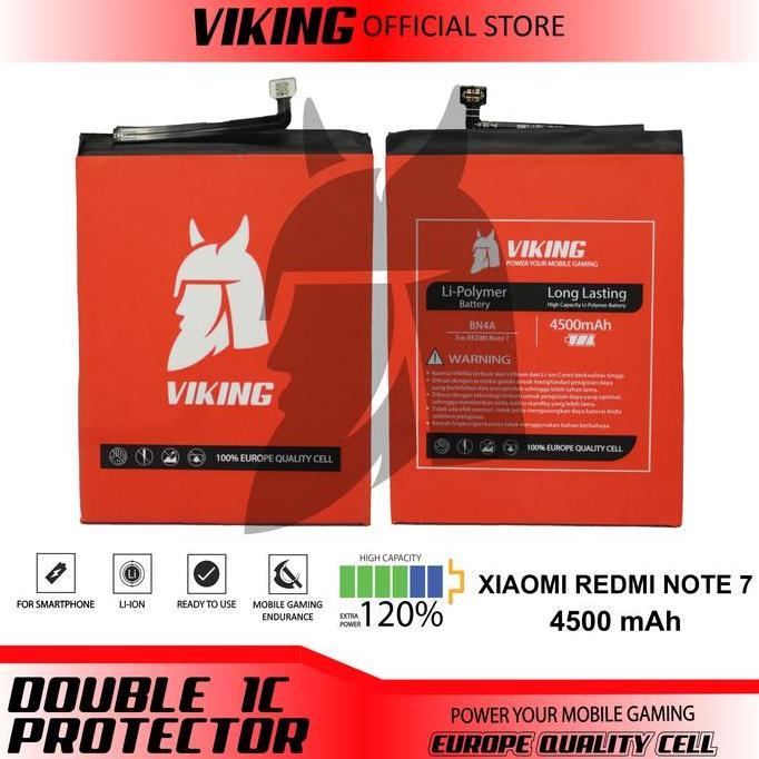 Ready Viking Baterai Redmi Note 7 - Note 7 Pro Bn4A Double Power