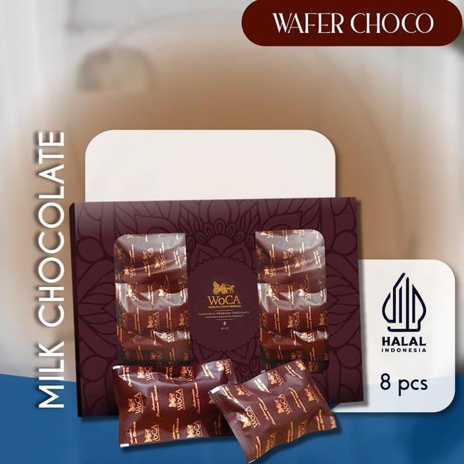 Woca Wafer Coklat Milk Chocolate