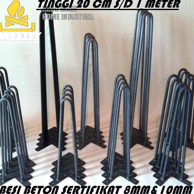 New- KAKI MEJA BESI/KAKI MEJA /HAIRPIN LEGS KAKI MEJA INDUSTRIAL